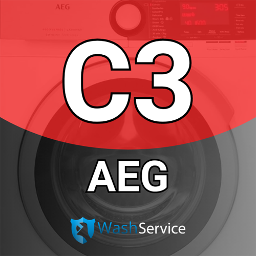 Помилка С3 у пральній машині AEG (АЕГ)