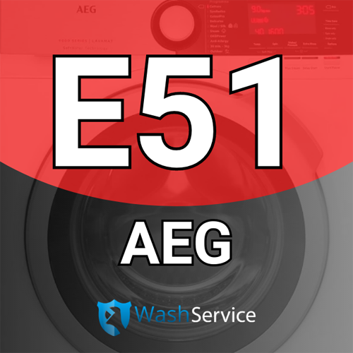 Помилка Е51 у пральній машині AEG (АЕГ)