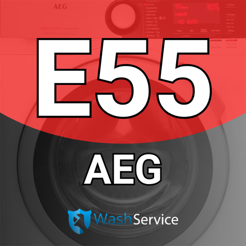 Помилка Е55 у пральній машині AEG (АЕГ)