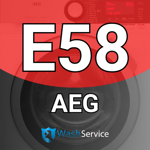 Ошибка Е58 в стиральной машине AEG (АЕГ)