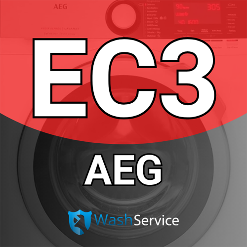 Помилка ЕС3 у пральній машині AEG (АЕГ)