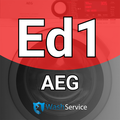 Помилка Еd1 у пральній машині AEG (АЕГ)