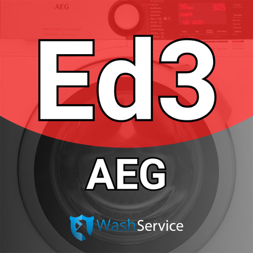 Ошибка Еd3 в стиральной машине AEG (АЕГ)