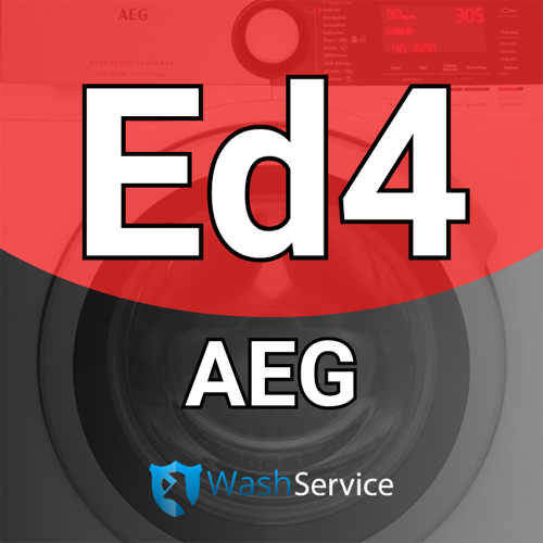 Помилка Еd4 у пральній машині AEG (АЕГ)