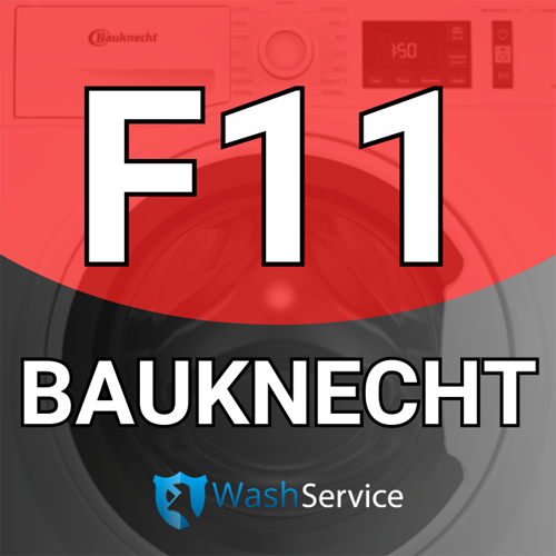 Помилка F11 у пральній машині Bauknecht (Баухнет)