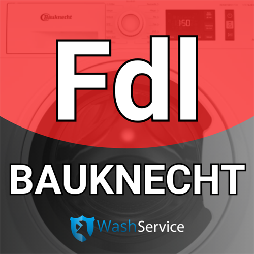 Помилка Fdl у пральній машині Bauknecht (Баухнет)