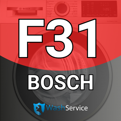 Ошибка F31 в стиральной машине Bosch (Бош)