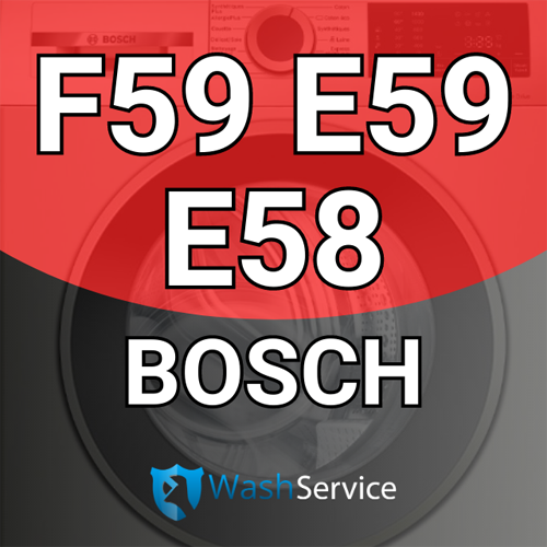 Ошибка F59, E58, E59 в стиральной машине Bosch (Бош)