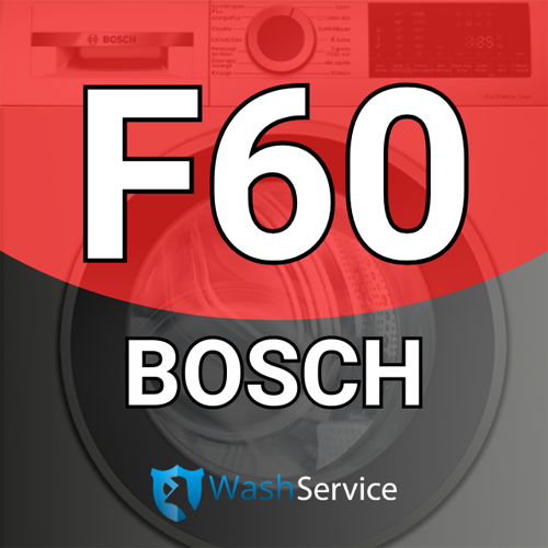 Ошибка F60 в стиральной машине Bosch (Бош)