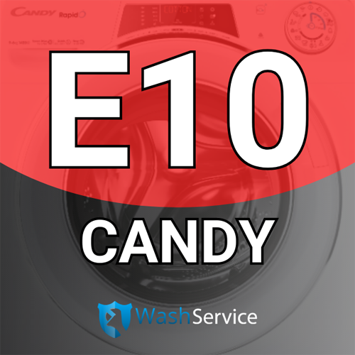 Помилка E10 (Error 10; Err 10) у пральній машині Candy (Канди)