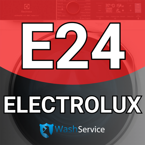 Помилка Е24 у пральній машині Electrolux (Електролюкс)