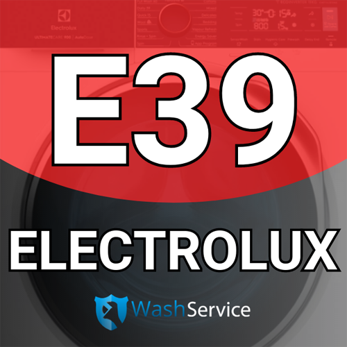 Помилка Е39 у пральній машині Electrolux (Електролюкс)
