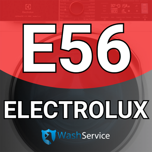 Помилка Е56 у пральній машині Electrolux (Електролюкс)