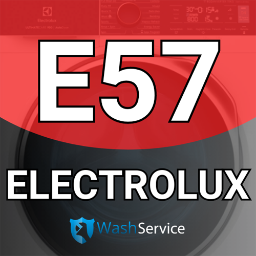Помилка Е57 у пральній машині Electrolux (Електролюкс)