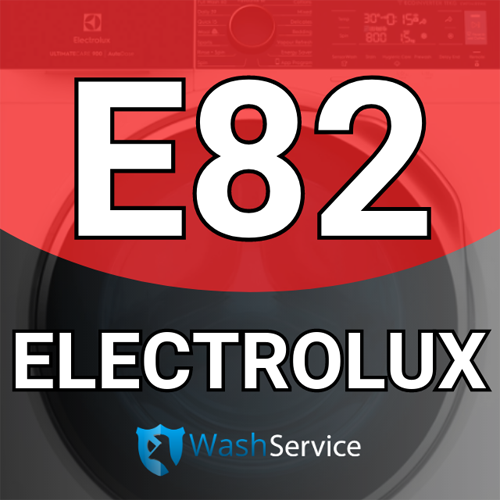 Помилка Е82 у пральній машині Electrolux (Електролюкс)