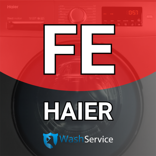 Помилка FЕ у пральній машині Haier (Хайер)