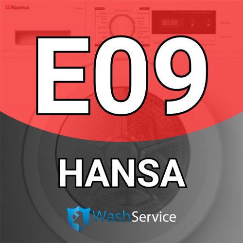 Ошибка Е09 в стиральной машине Hansa (Ханса)