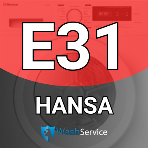 Ошибка Е31 в стиральной машине Hansa (Ханса)