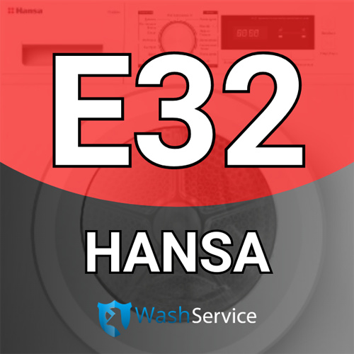 Ошибка Е32 в стиральной машине Hansa (Ханса)