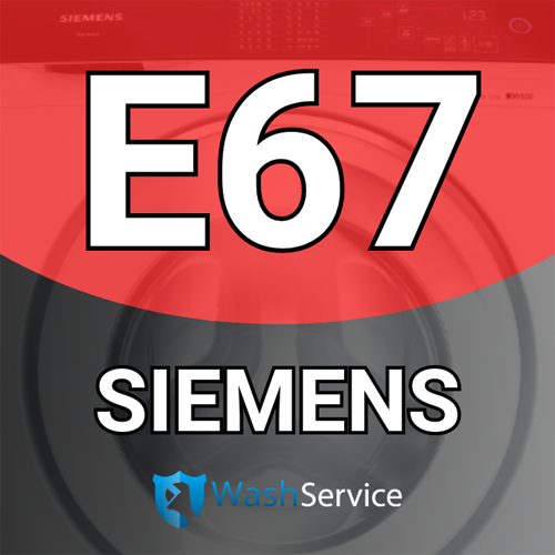 Ошибка Е67 в стиральной машине Siemens (Сименс)
