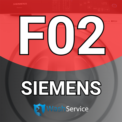 Ошибка F02 в стиральной машине Siemens (Сименс)