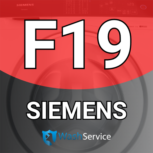 Ошибка F19 в стиральной машине Siemens (Сименс)