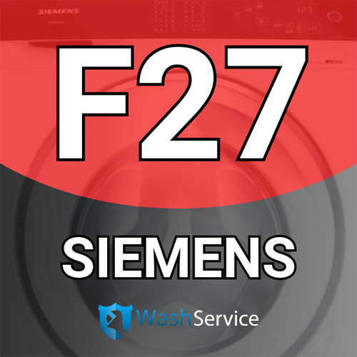 Ошибка F27 в стиральной машине Siemens (Сименс)
