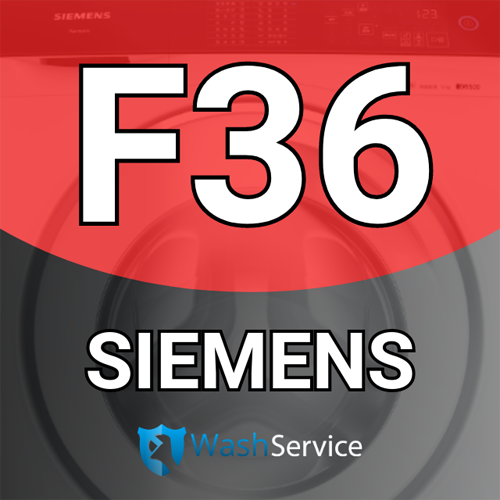 Ошибка F36 в стиральной машине Siemens (Сименс)