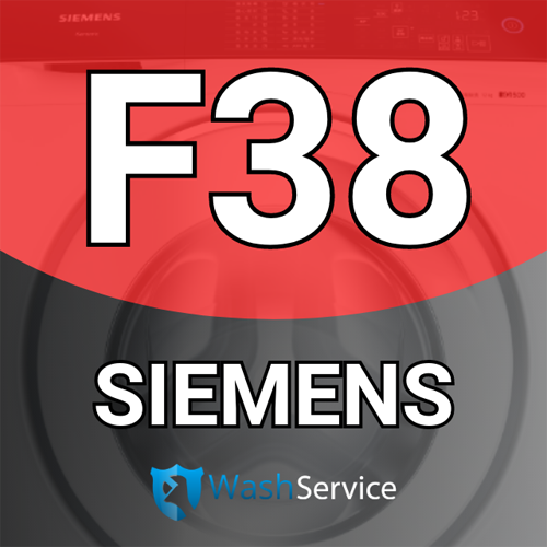 Ошибка F38 в стиральной машине Siemens (Сименс)