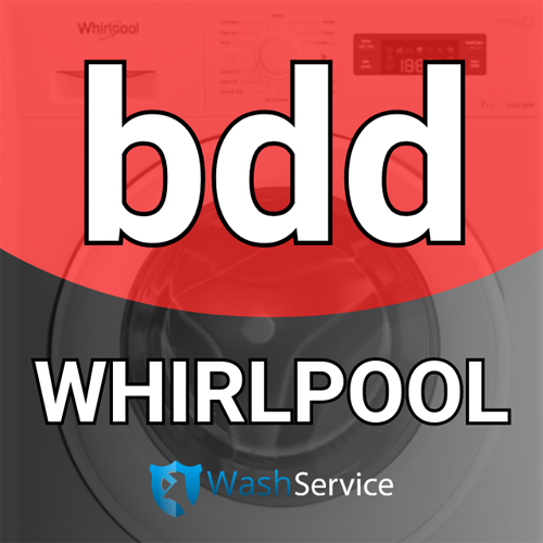 Ошибка bdd в стиральной машине Whirlpool (Вирпул)