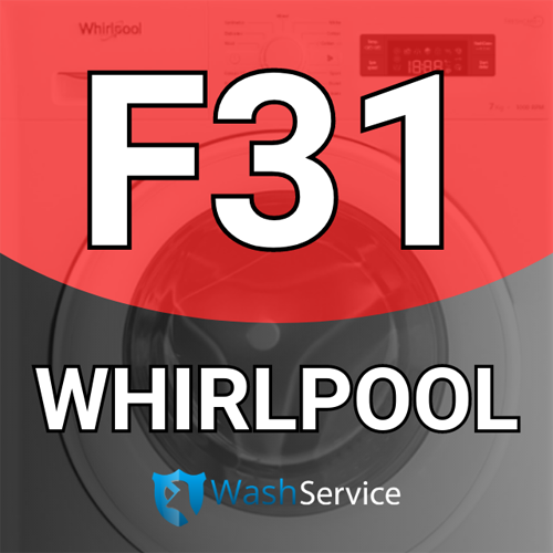 Помилка F31 у пральній машині Whirlpool (Вірпул)