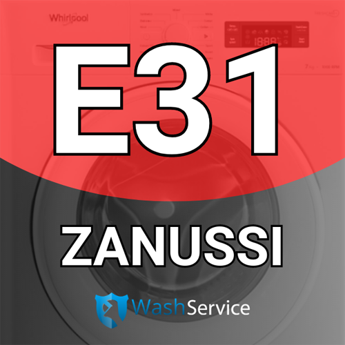 Помилка E31 у пральній машині Zanussi (Зануссі)
