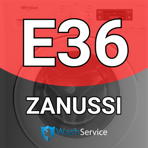 Ошибка E36 в стиральной машине Zanussi (Занусси)