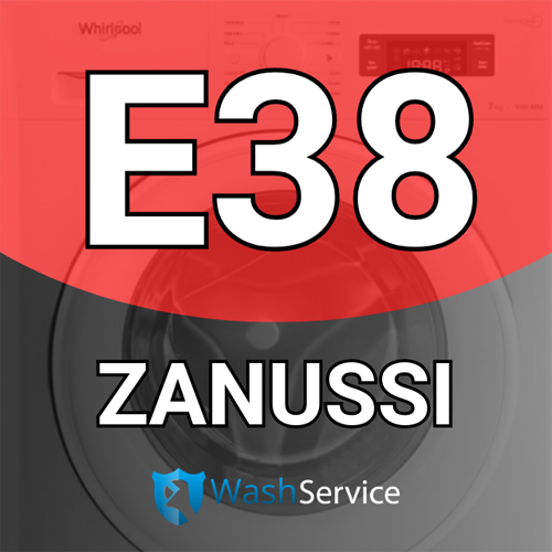 Помилка E38 у пральній машині Zanussi (Зануссі)