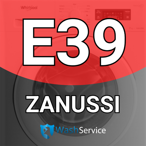 Ошибка E39 в стиральной машине Zanussi (Занусси)