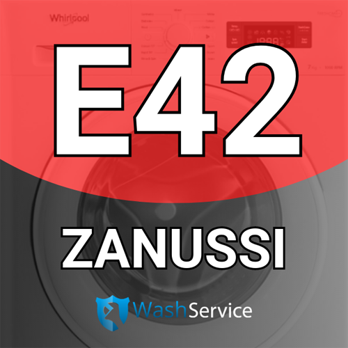 Ошибка E42 в стиральной машине Zanussi (Занусси)