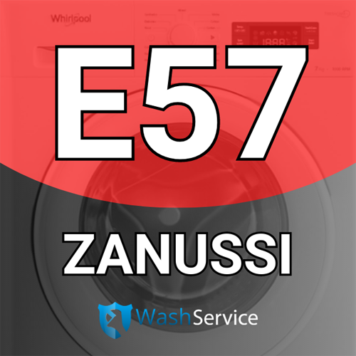 Ошибка E57 в стиральной машине Zanussi (Занусси)