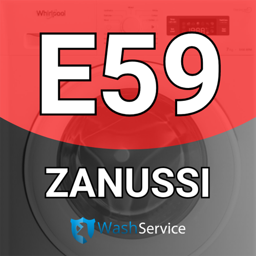 Ошибка E59 в стиральной машине Zanussi (Занусси)