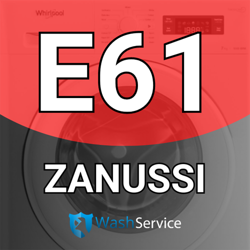 Помилка E61 у пральній машині Zanussi (Зануссі)
