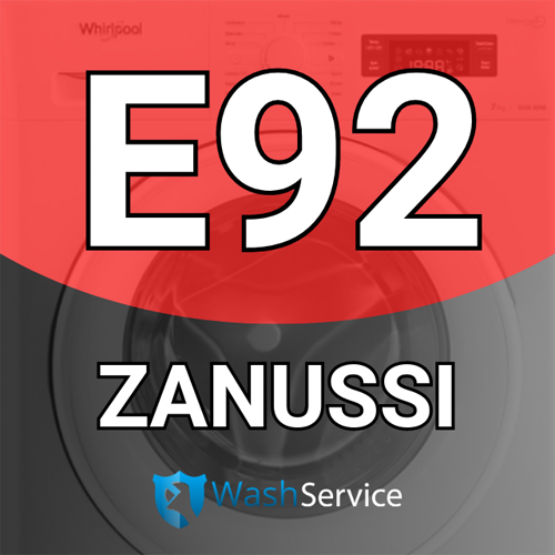 Ошибка E92 в стиральной машине Zanussi (Занусси)