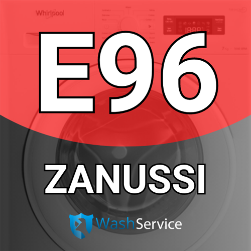 Помилка E96 у пральній машині Zanussi (Зануссі)