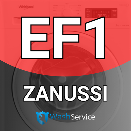 Ошибка EF1 в стиральной машине Zanussi (Занусси)