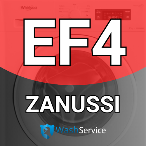 Ошибка EF4 в стиральной машине Zanussi (Занусси)