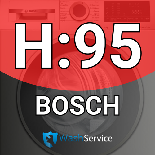 Картинка Ошибка H:95 в стирально-сушильной машине Bosch